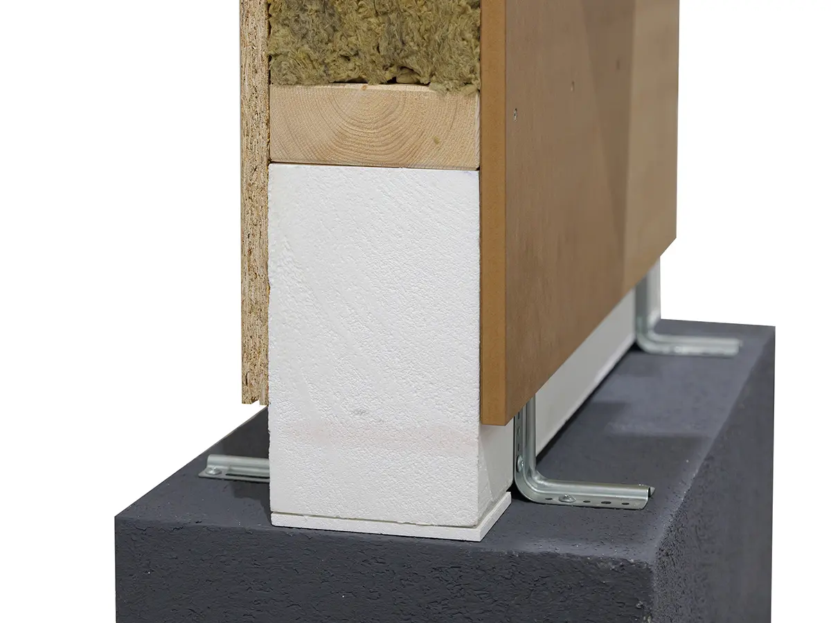 Profili per battiscopa per pareti in legno